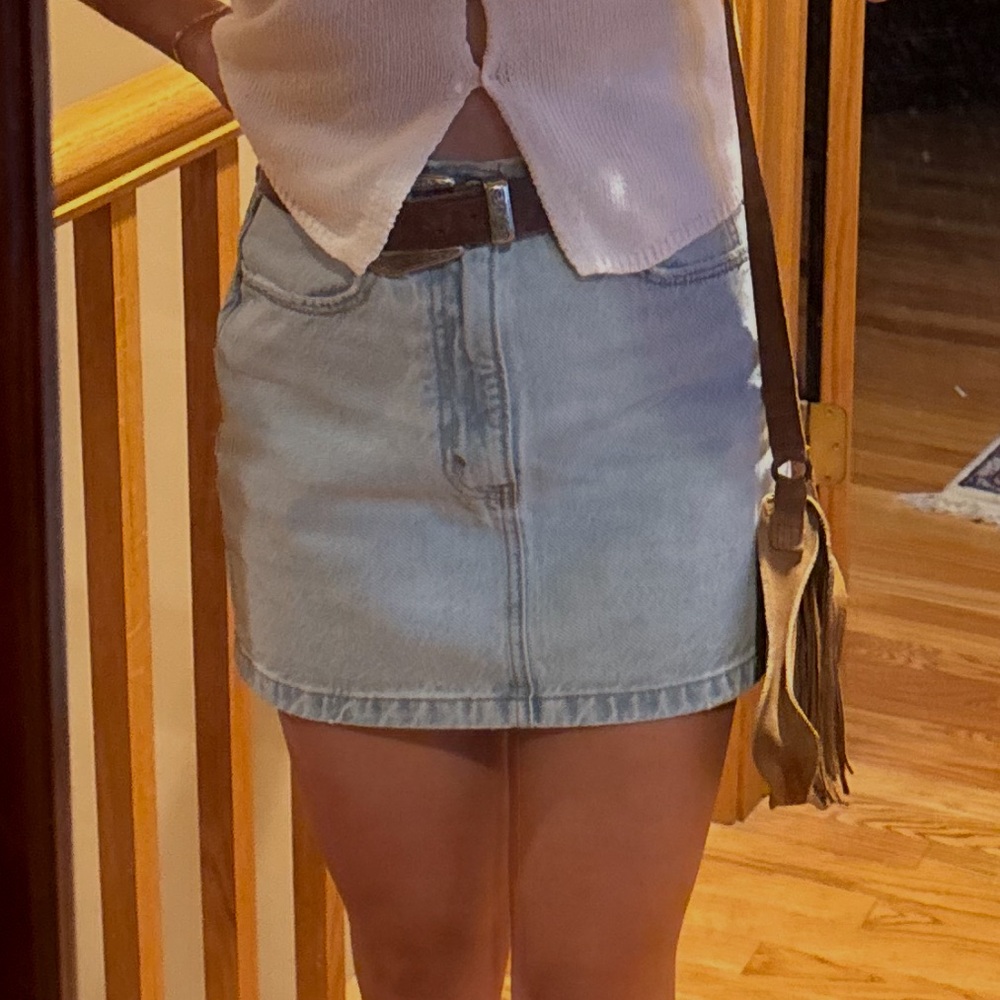 Abercrombie & Fitch High Rise Mini Skirt